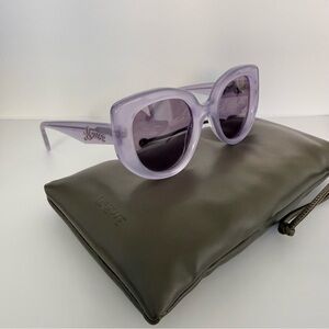 NEW!!! Loewe women purple sunglasses LW40100I 81Y Authentic